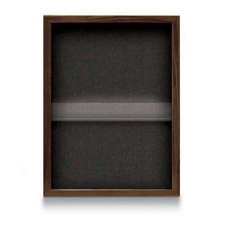 United Visual Products Indoor Enclosed Combo Board, 48"x36", Black Frame/Blue & Keylime UVCB4836B-BLUE-KEYLIME
